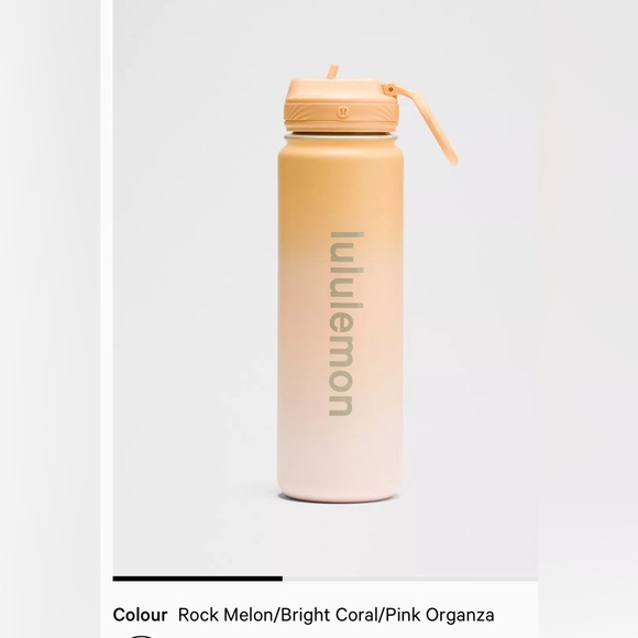 lululemon athletica Other - ✨NWT✨ Lululemon: Back to Life Sport Bottle 24oz
Straw Lid